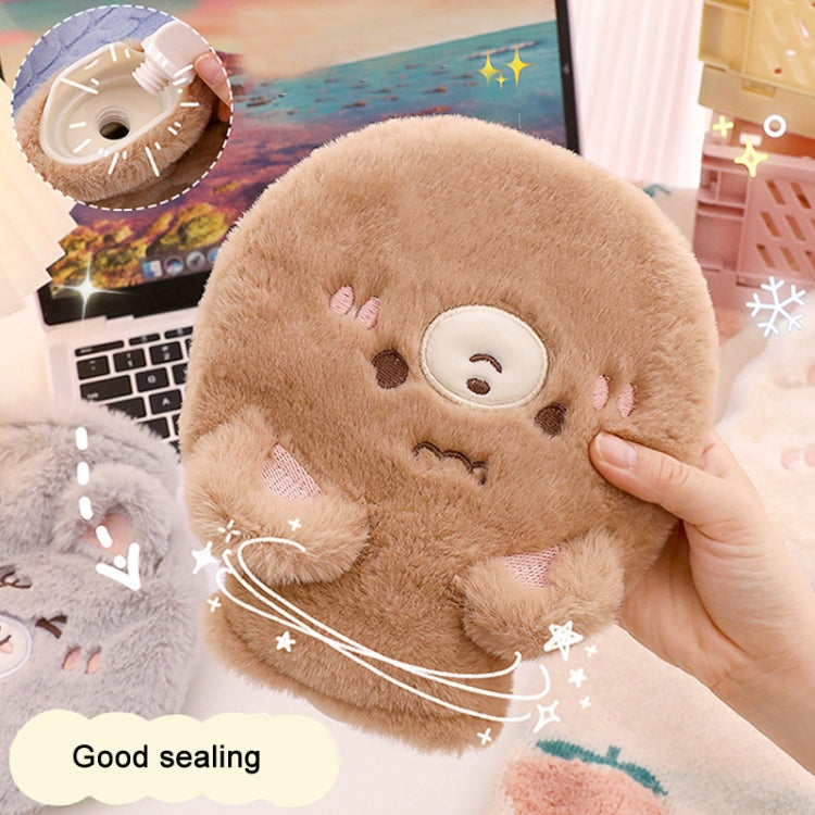 Cute Cartoon Plush Hot Water Bags Large Capacity Hand Warmers