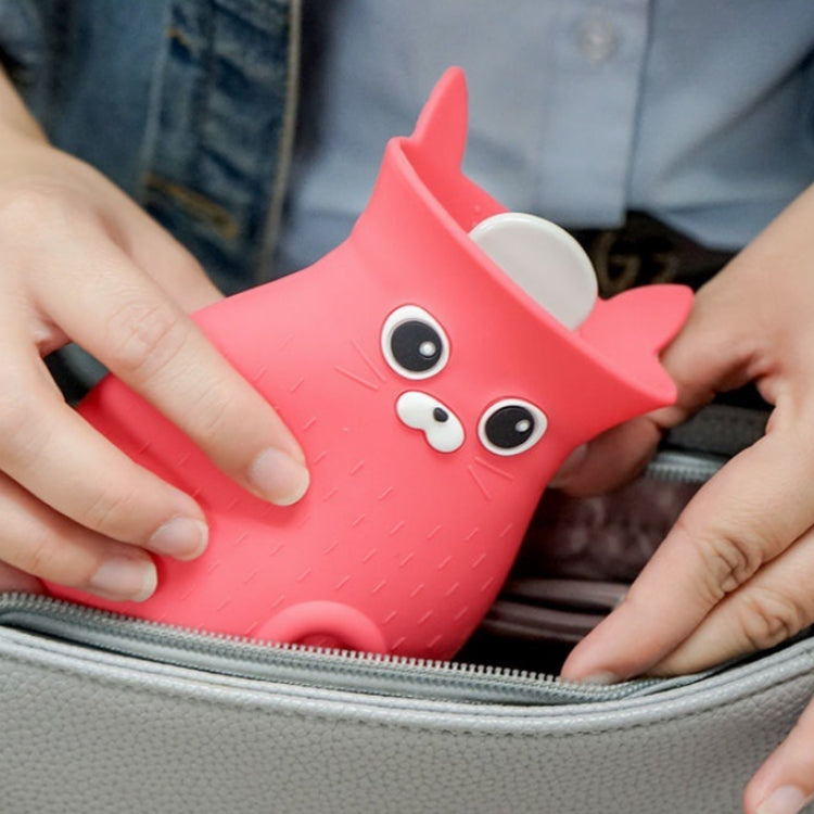 Cartoon Cats Silicone Explosion-proof Water-filled Hot Water Bags