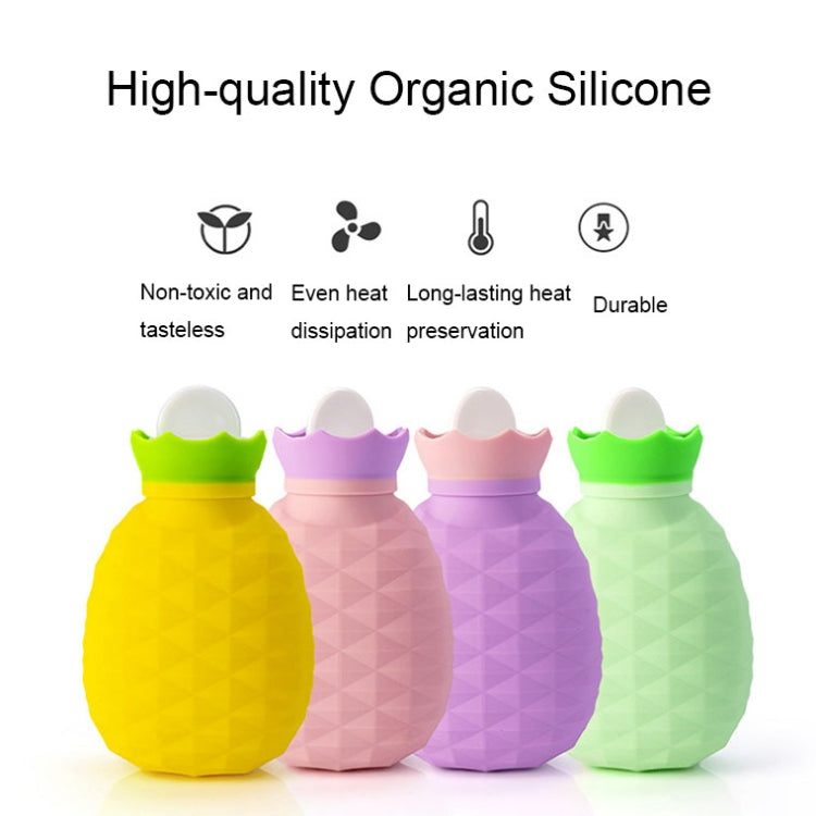 200ML Pineapple-shaped Silicone Explosion-proof Water-filled Hot Water Bags