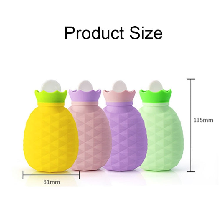 200ML Pineapple-shaped Silicone Explosion-proof Water-filled Hot Water Bags