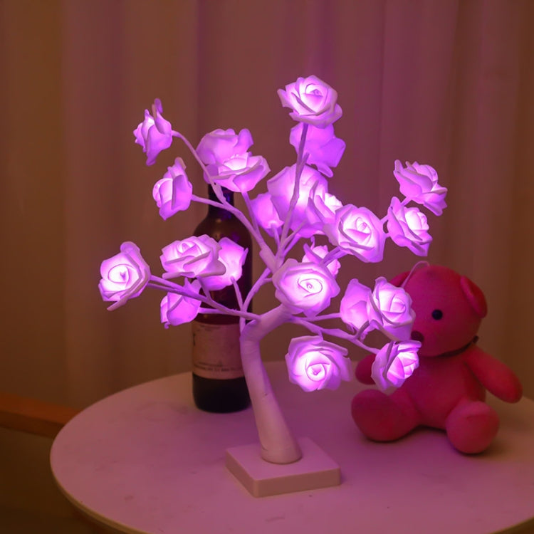 SJ-SD042 Rose Tree LED Christmas Party Decoration Light, Style: Non-detachable Base