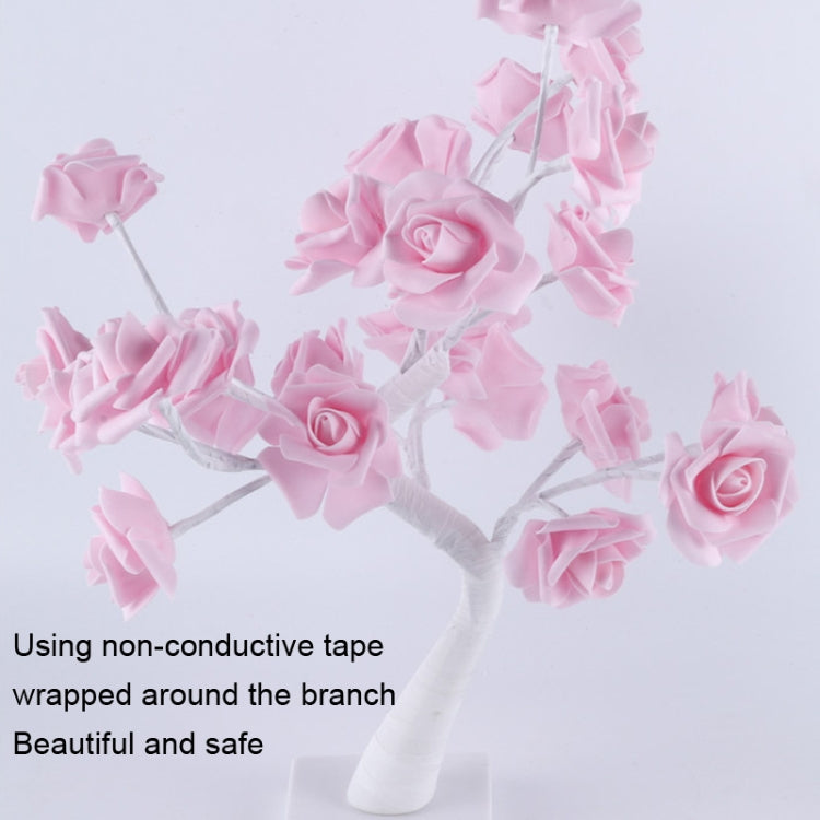 SJ-SD042 Rose Tree LED Christmas Party Decoration Light, Style: Non-detachable Base