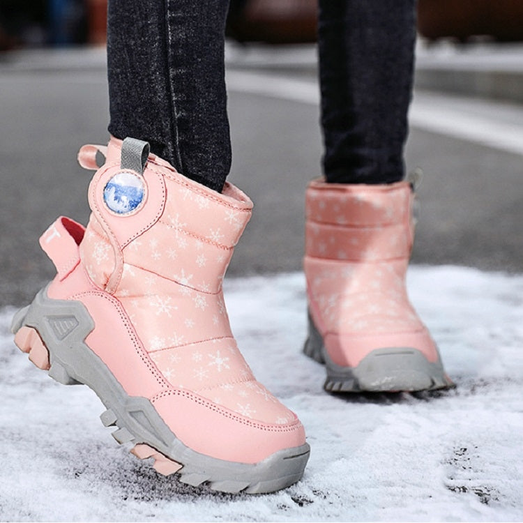 Winter Snow Boots Padded And Thickened Boots For Children, Size: