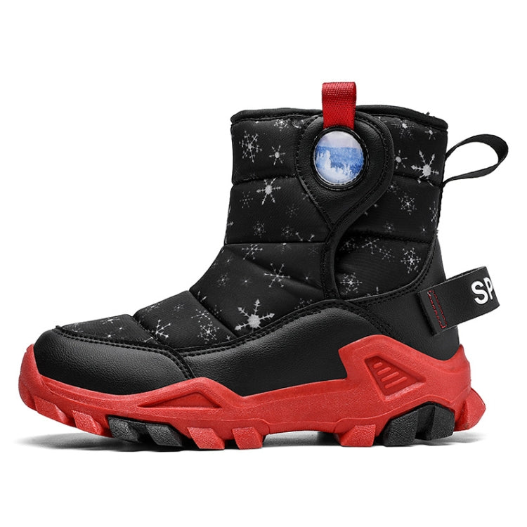 Winter Snow Boots Padded And Thickened Boots For Children, Size:
