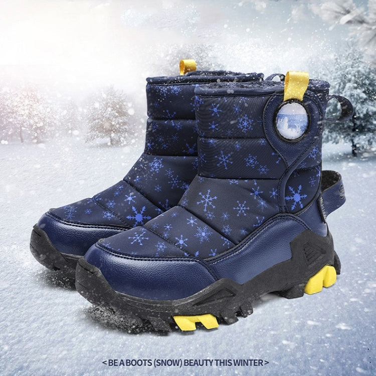 Winter Snow Boots Padded And Thickened Boots For Children, Size: