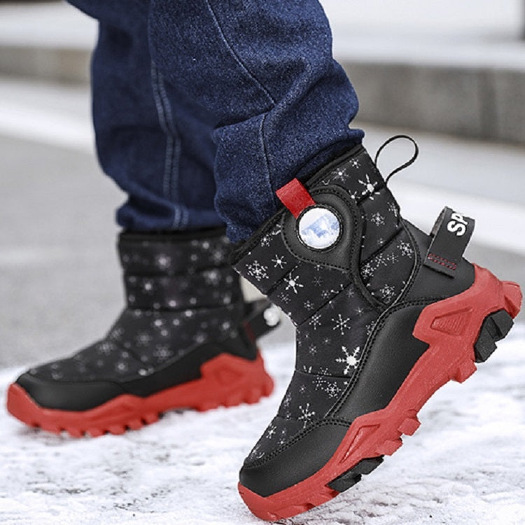Winter Snow Boots Padded And Thickened Boots For Children, Size: