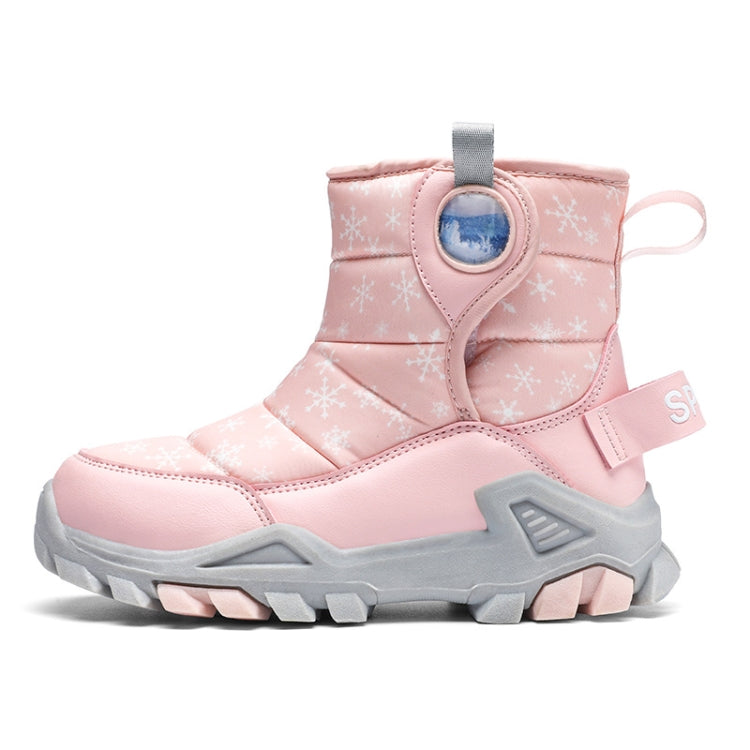 Winter Snow Boots Padded And Thickened Boots For Children, Size: