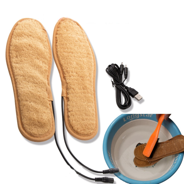 USB Heating Insoles Electric Heating Foot Warmer Insoles,Spec: With Thermostat