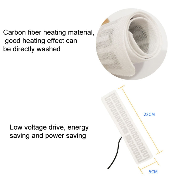 USB Heating Insoles Electric Heating Foot Warmer Insoles,Spec: With Thermostat