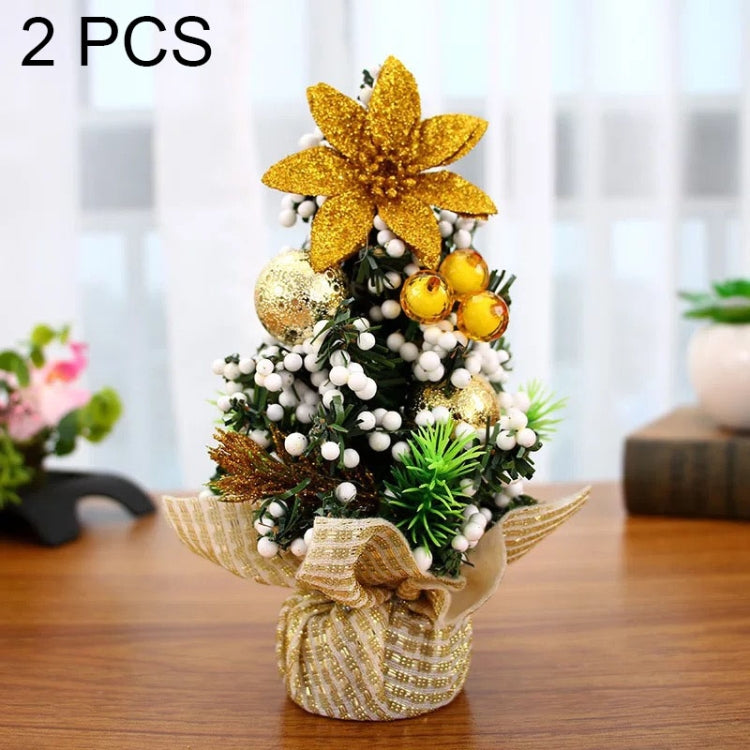 20cm Mini Christmas Decoration Tree Christmas Day Shopping Mall Decorative Props