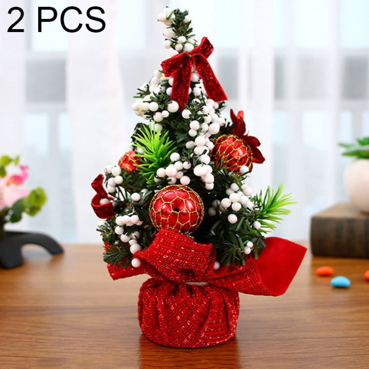 20cm Mini Christmas Decoration Tree Christmas Day Shopping Mall Decorative Props