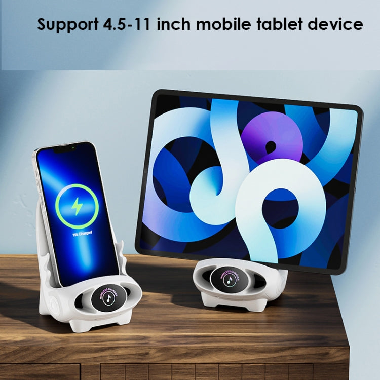 15W Chair Wireless Charger Aromatherapy Phone Stand,Spec: Magnetic Suction Pink