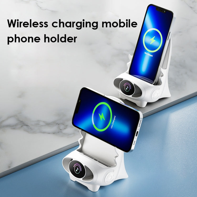 15W Chair Wireless Charger Aromatherapy Phone Stand,Spec: Magnetic Suction  Green