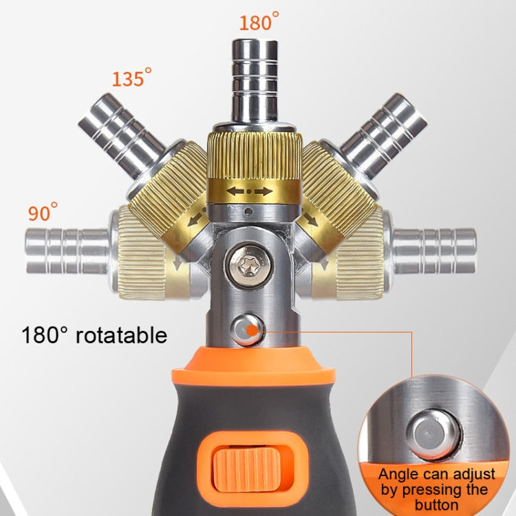 2050E 8 In 1 Portable Multifunctional S2 Batch Head Two-way Ratchet Screwdriver Set