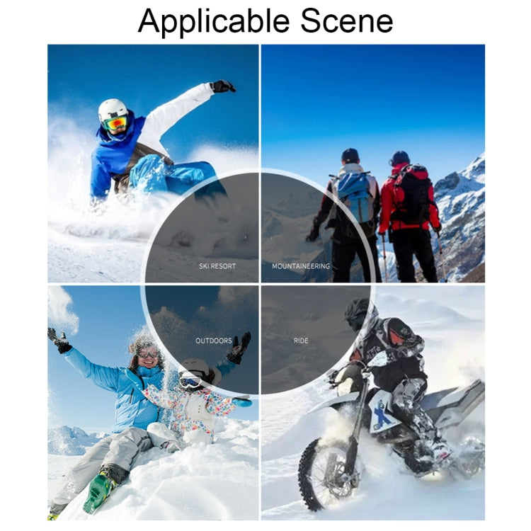 Cute Graffiti Cycling Winter Fleece Waterproof Warm Ear Protection Hat without Lens (Yellow)