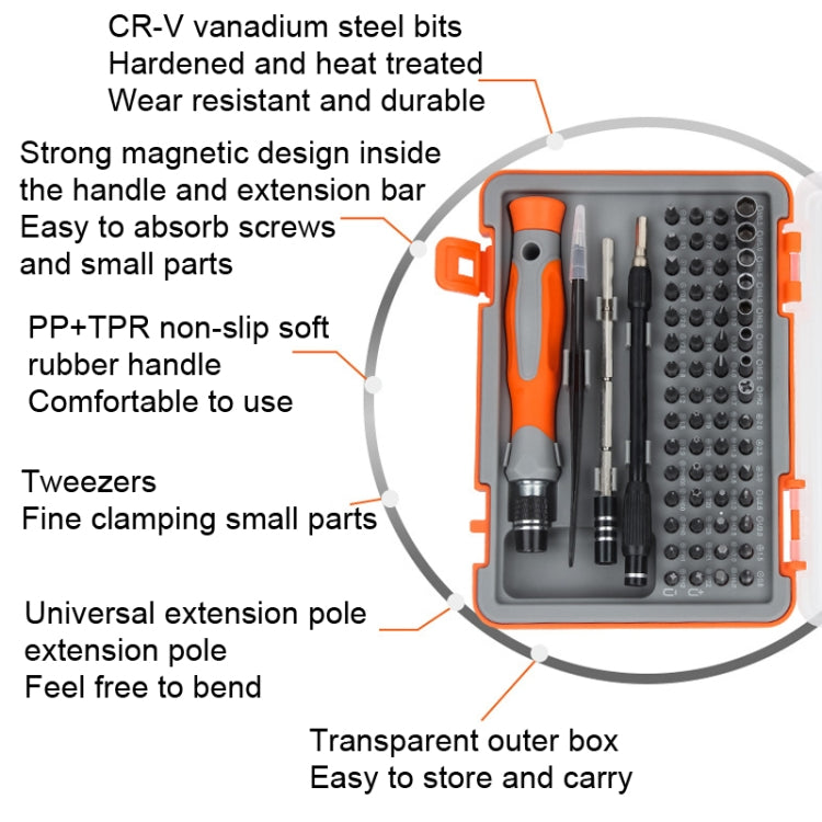 64 In 1 Screwdriver Kit Cell Phone Tablet Disassembly Tools