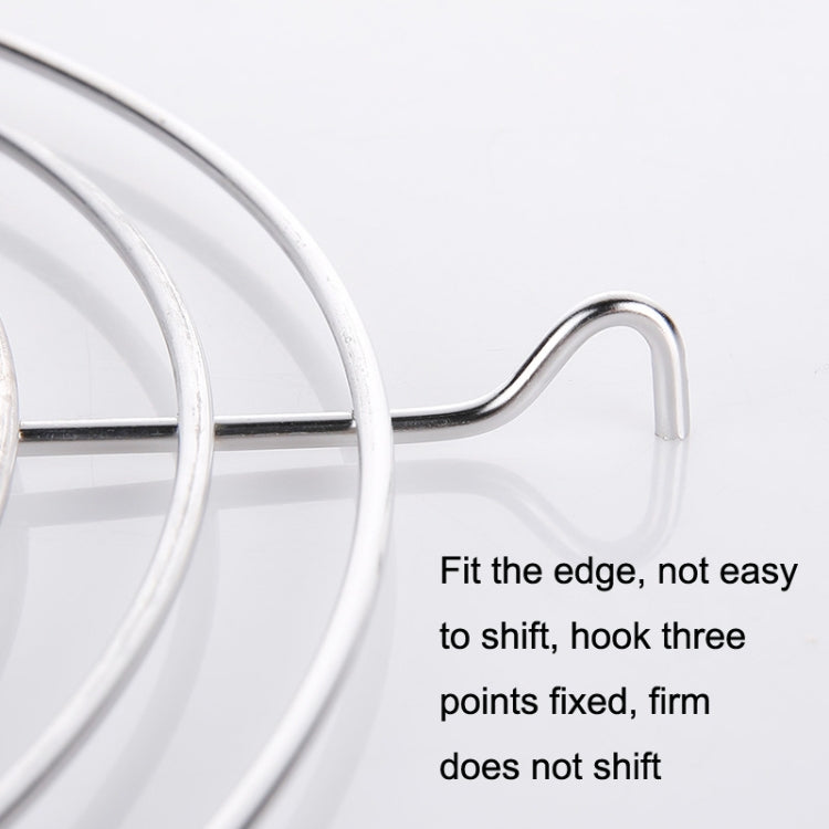 2PCS 304 Stainless Steel Semicircular Drain Rack , Size: 20cm