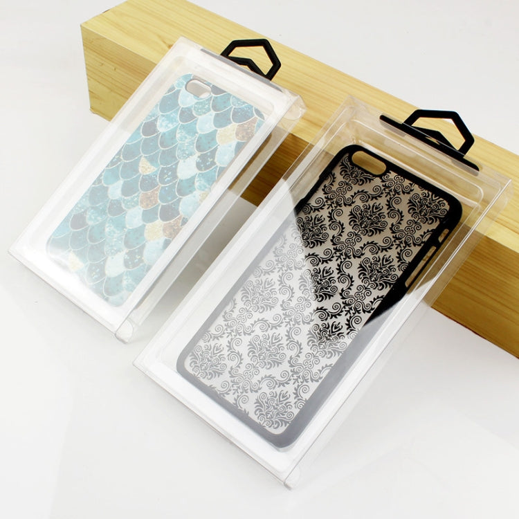 50 PCS  No Printing Full Transparent PVC Phone Case Packaging Box,Size: Small  4.7 Inch MINI