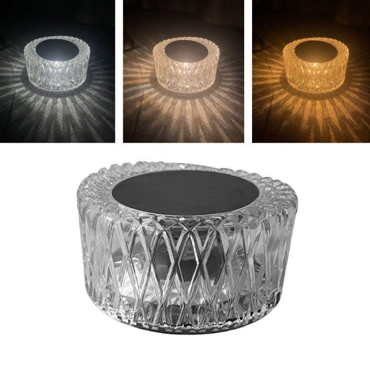 Bird Nest Crystal Table Lamp Bedroom Ambient Night Light, Model: 3 Colors