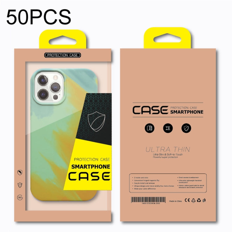 50 PCS Kraft Paper Phone Case Packaging Box  L Inner Tray   6.1-6.7 Inch