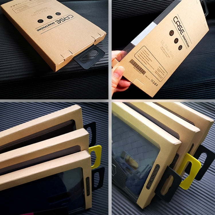 50 PCS Kraft Paper Phone Case Packaging Box  L Inner Tray   6.1-6.7 Inch