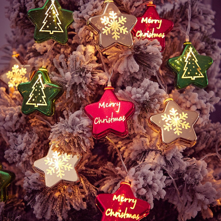 LED Christmas Decorative Ball Lights Scene Arrangement Lantern String, Spec: Battery Type 6m
