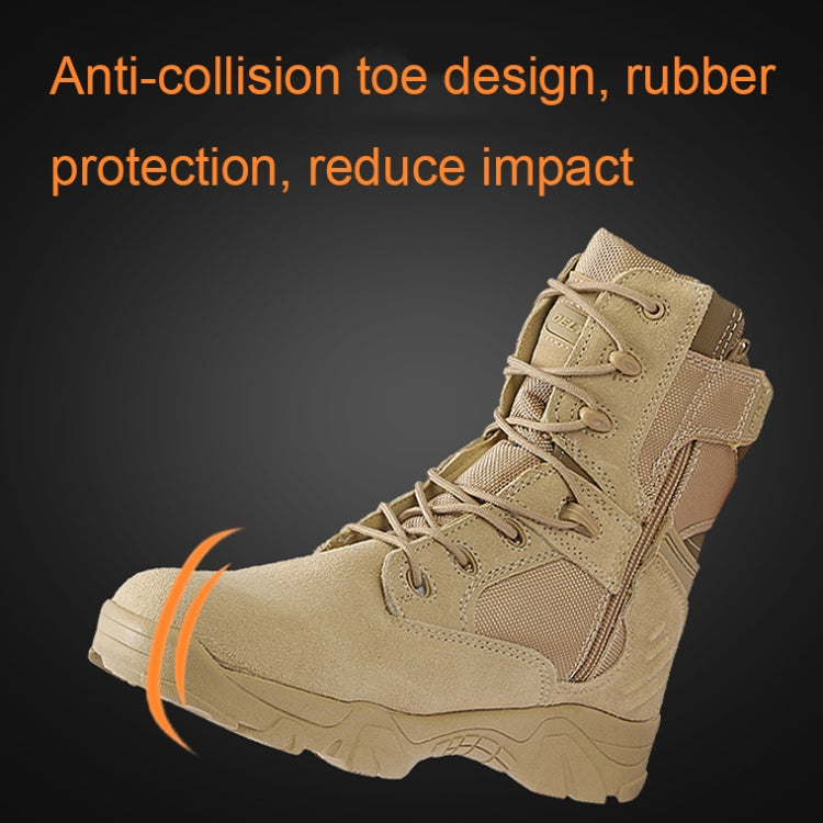 JL-1736 Wear-resistant Anti-collision High-top Training Boots Outdoor Sports Non-slip Hiking Shoes, Size: