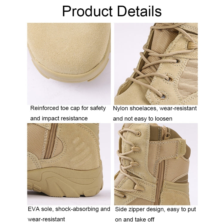 JL-1736 Wear-resistant Anti-collision High-top Training Boots Outdoor Sports Non-slip Hiking Shoes, Size: