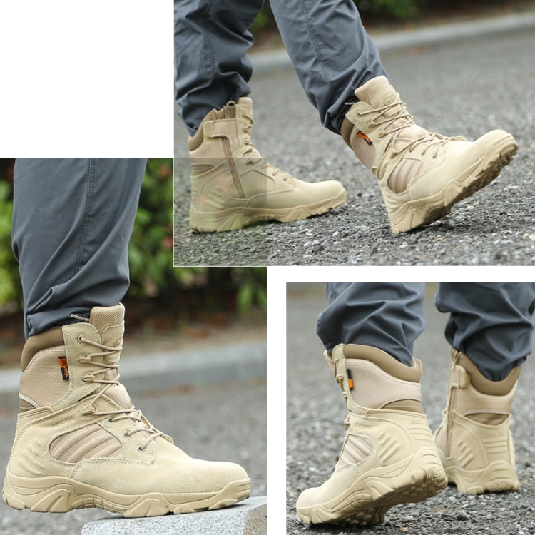 JL-1736 Wear-resistant Anti-collision High-top Training Boots Outdoor Sports Non-slip Hiking Shoes, Size: