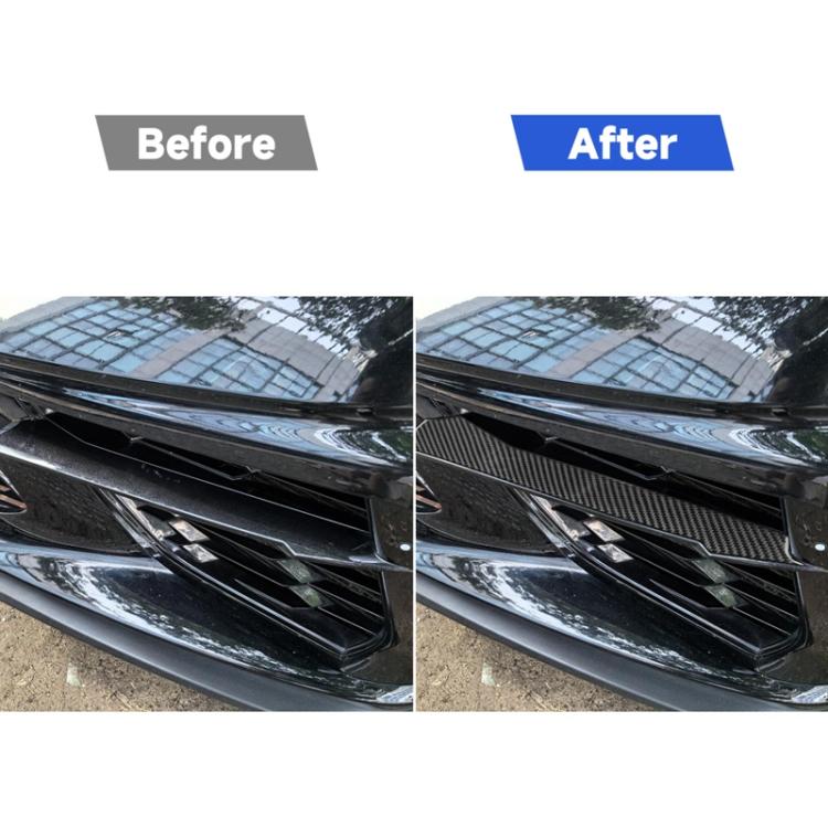 For Chevrolet Corvette C8 2pcs /Set Front Vent Sticker - Black