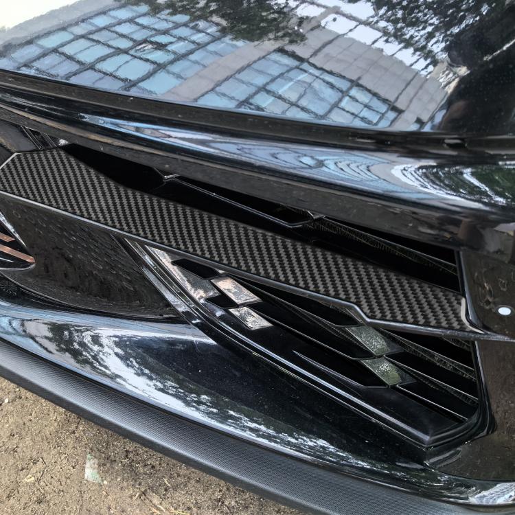 For Chevrolet Corvette C8 2pcs /Set Front Vent Sticker - Black