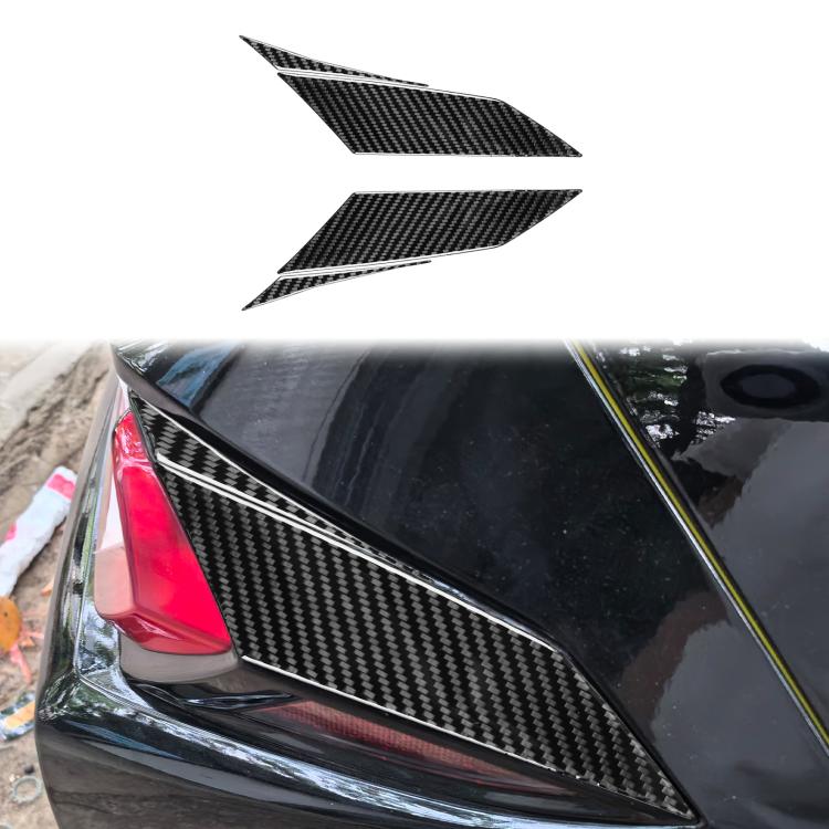 For Chevrolet Corvette C8 4pcs /Set Taillight Both Sides Decorative Stickers - Black