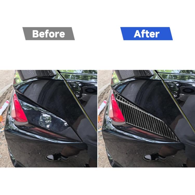 For Chevrolet Corvette C8 4pcs /Set Taillight Both Sides Decorative Stickers - Black