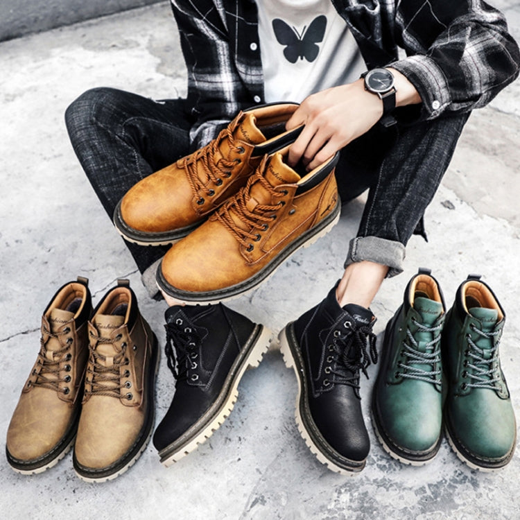 SY-5888 Outdoor Work Shoes Casual Lovers Martin Boots Men Shoes, Size: