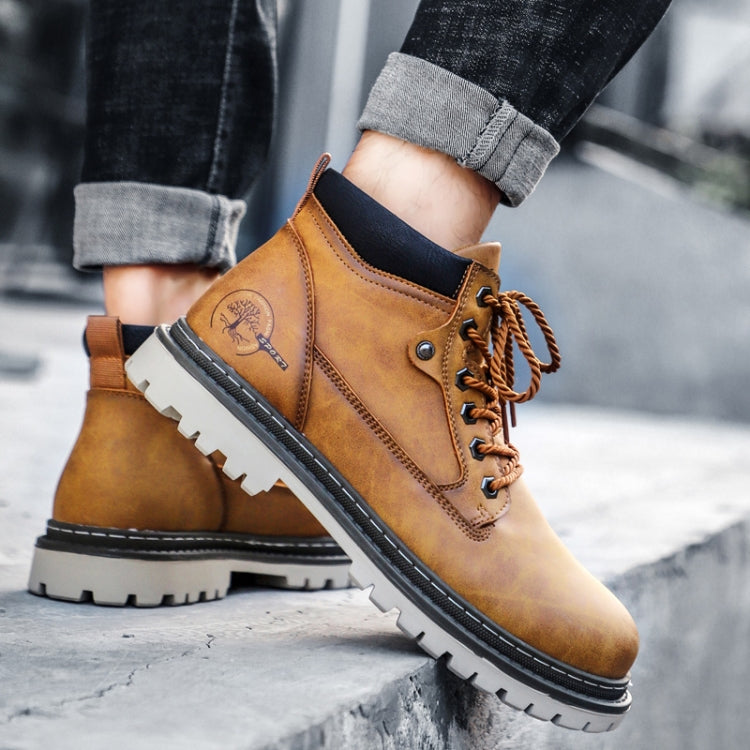 SY-5888 Outdoor Work Shoes Casual Lovers Martin Boots Men Shoes, Size:
