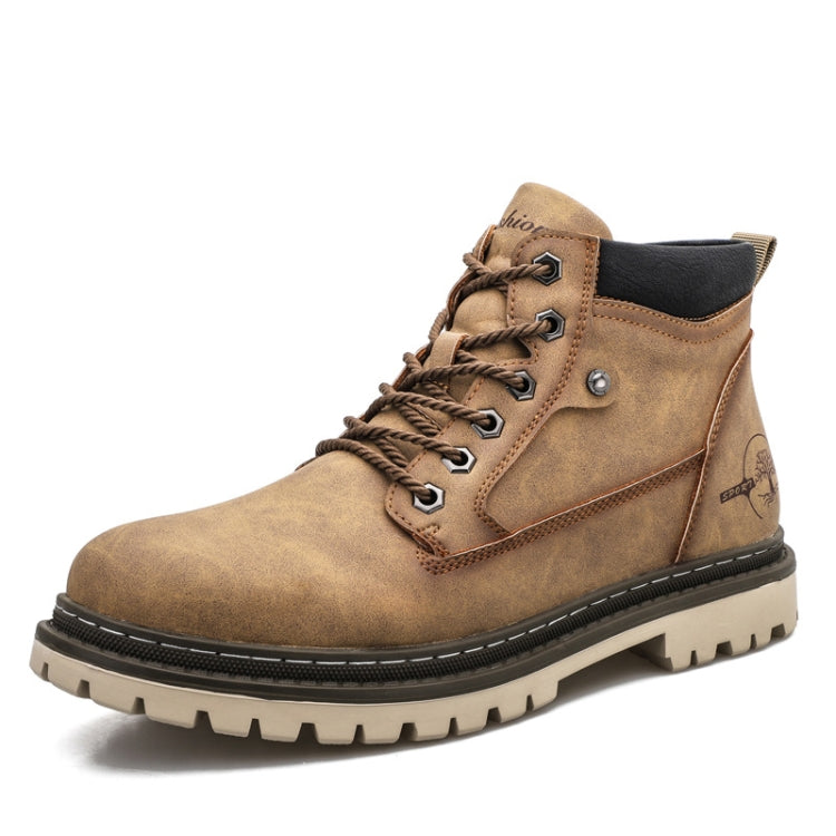 SY-5888 Outdoor Work Shoes Casual Lovers Martin Boots Men Shoes, Size: