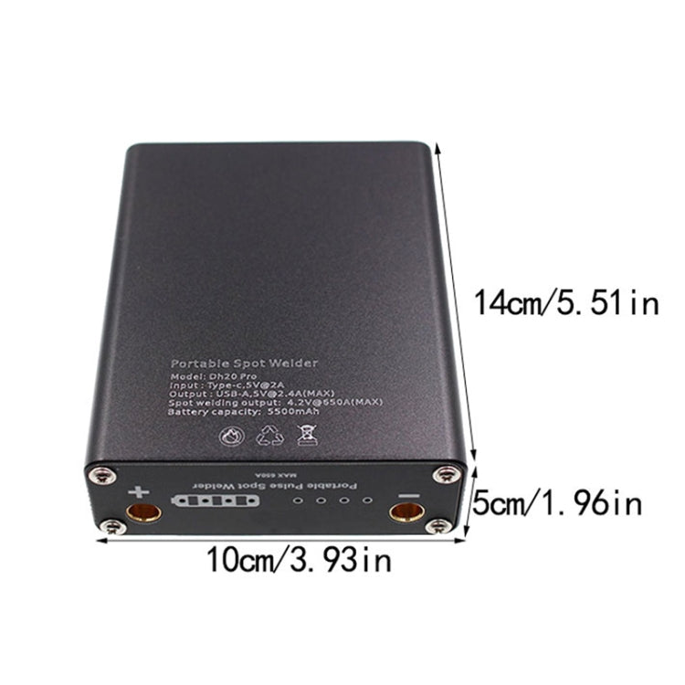 DH20 Pro+ Handheld DIY Mini Spot Welder with Quick Release, Style: Spot Welder+2 x Soldering Pen