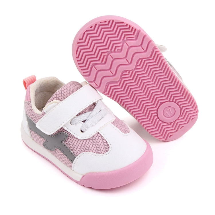D2678 Autumn Baby Shoes Super Skin Children Sport White Shoees, Size: 18