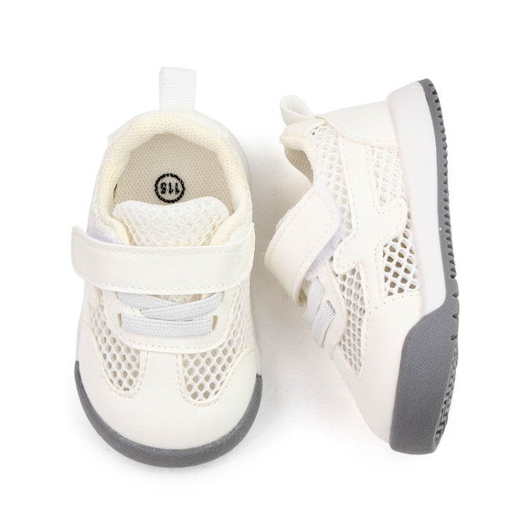 D2678 Autumn Baby Shoes Super Skin Children Sport White Shoees, Size: 18