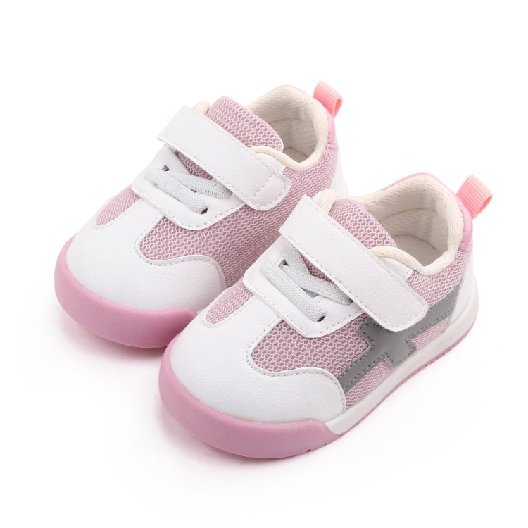 D2678 Autumn Baby Shoes Super Skin Children Sport White Shoees, Size: 19