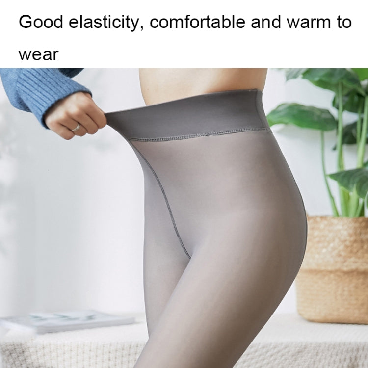 Autumn and Winter Translucent High Elastic Warm Pantyhose, Size: