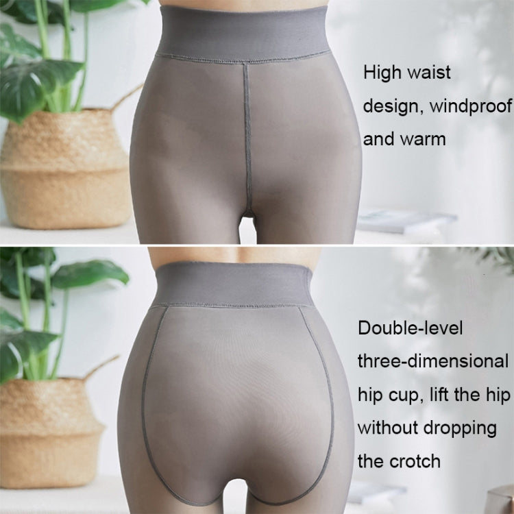 Autumn and Winter Translucent High Elastic Warm Pantyhose, Size: