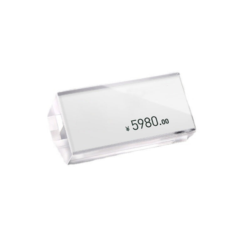 Thickened Acrylic Jewelry Tag Information Price Display Board, Size: 50x22mm