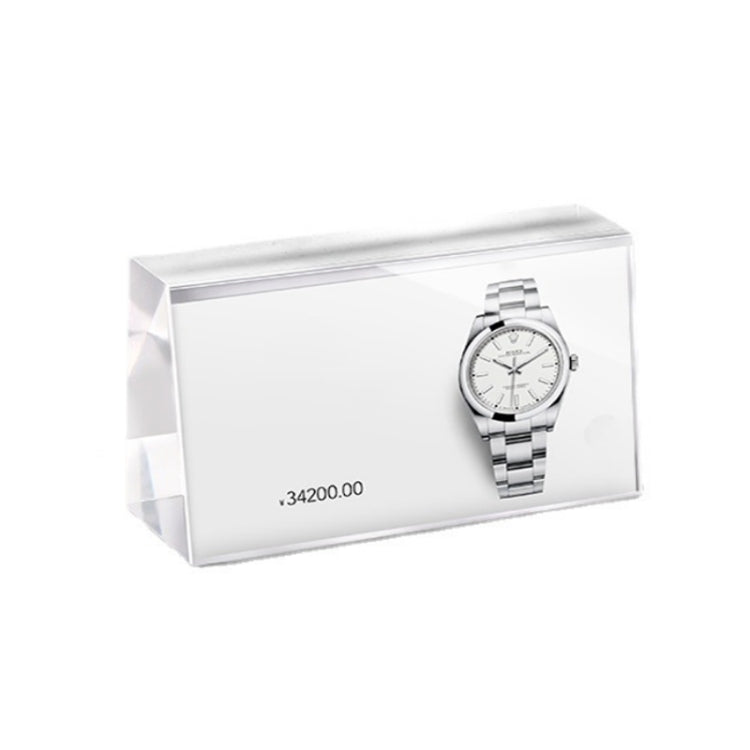 Thickened Acrylic Jewelry Tag Information Price Display Board, Size: 70x32mm