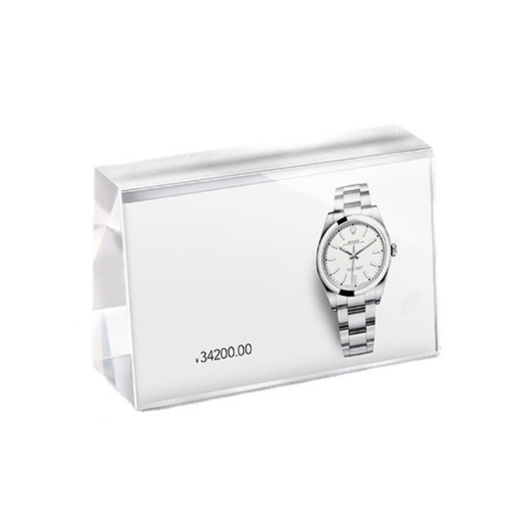 Thickened Acrylic Jewelry Tag Information Price Display Board, Size: 90x54mm