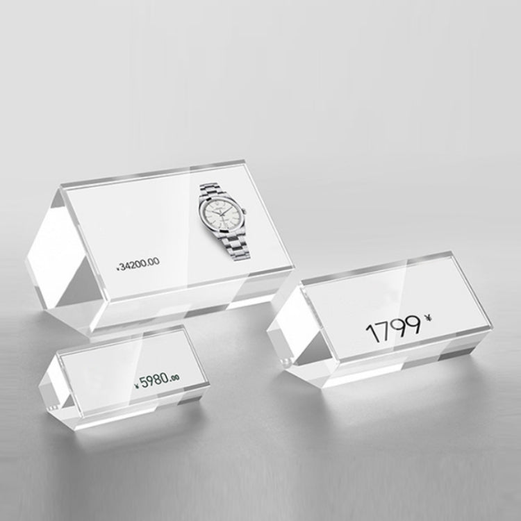 Thickened Acrylic Jewelry Tag Information Price Display Board, Size: 90x54mm