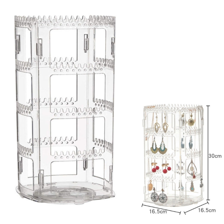 Multi-layer Rotating Earrings Storage Display Rack(Tube Type)