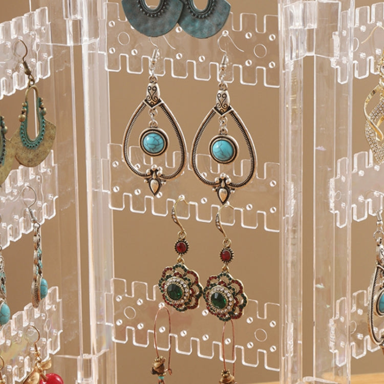 Multi-layer Rotating Earrings Storage Display Rack(Tube Type)