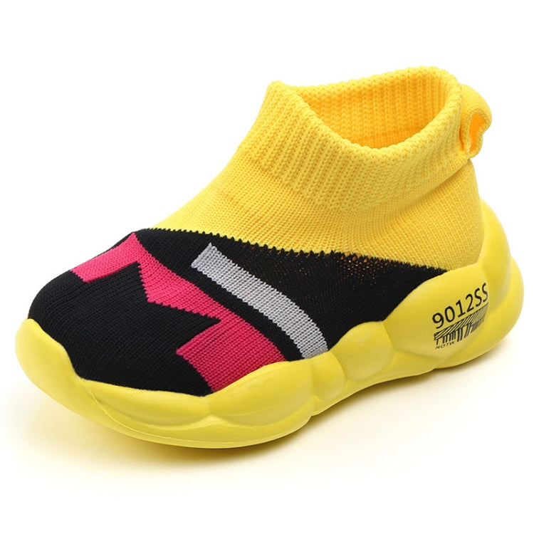 D2232 Breathable Baby Walking Shoes Fly Woven Mesh Children Casual Shoes, Size: 2