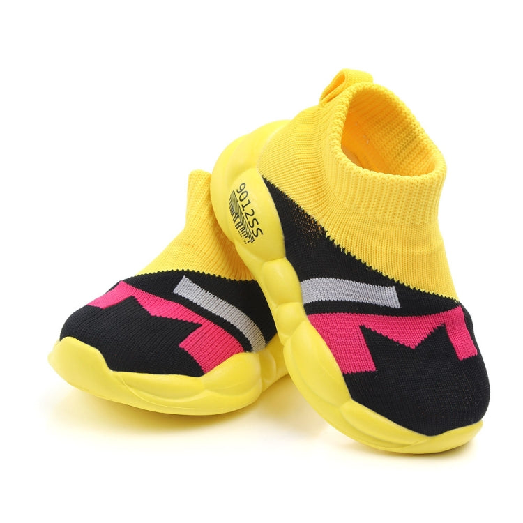 D2232 Breathable Baby Walking Shoes Fly Woven Mesh Children Casual Shoes, Size: 2